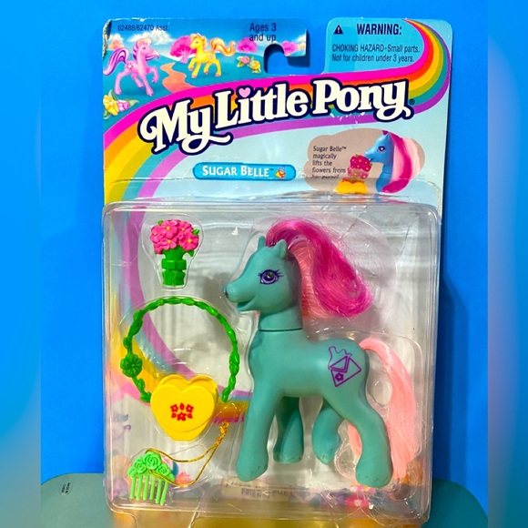 MY LITTLE PONY G2 VTG 1997 SECRET SURPRISE FRIENDS SUGAR BELLE w/ACCESSORIES - Picture 1 of 16